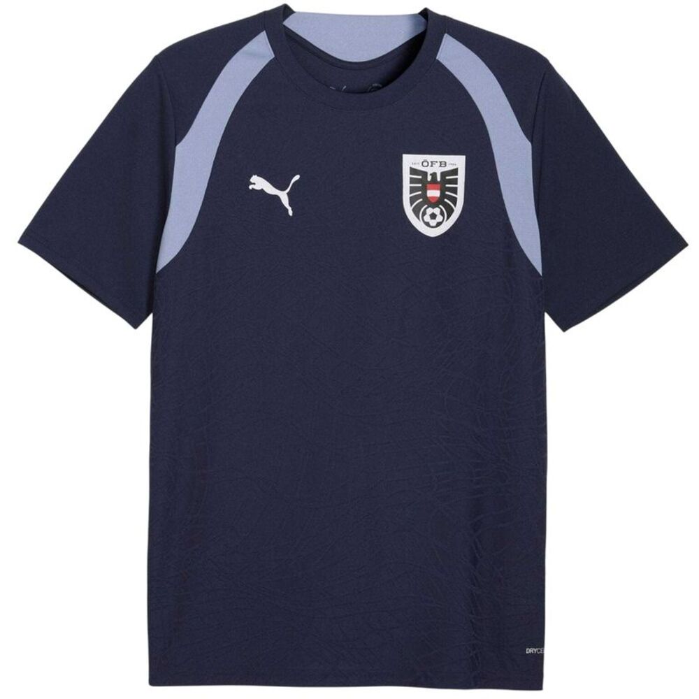 Puma Mens World Cup 2026 Austria FC Training T-Shirt / Navy Blue/Blue